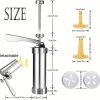 Cookie Press Gun Kit Includes 20 Cookie Dies For DIY Biscuit Maker And Christmas Cookie