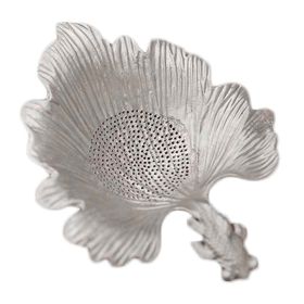 Tin Goldfish Tea Strainer Handmade Tea Infuser Chinese Style Tea Strainer Tea Filter Kung Fu Tea Accessory,Silver - Default