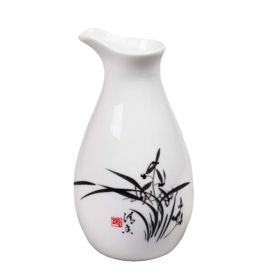 Ceramic Japanese Sake Pot Porcelain Sake Bottle Traditional Liquor Wine Jug #03 - ST-HOM3136596011-EMMA03309
