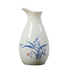 Ceramic Japanese Sake Pot Porcelain Sake Bottle Traditional Liquor Wine Jug #07 - ST-HOM3136596011-EMMA03313