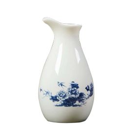 Ceramic Japanese Sake Pot Porcelain Sake Bottle Traditional Liquor Wine Jug #06 - ST-HOM3136596011-EMMA03312
