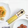 Olive Oil Mister Refillable Bottle Oil Dispenser with Oil Spray for Cooking Salad Grilling Roasting Air Fryer - Gold