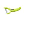 Rotatable Blade Peeler Swivel Blade Multi-Functional Peeler for Fruits Vegetables Potato Carrots Pairing Knife Kitchen Gadget Tool - green peeler