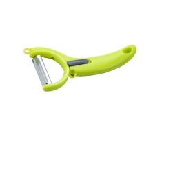 Rotatable Blade Peeler Swivel Blade Multi-Functional Peeler for Fruits Vegetables Potato Carrots Pairing Knife Kitchen Gadget Tool - green peeler