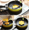 5 Pcs Stainless Steel Fried Egg Mold Creative Cake Mold Baking Kitchen Gadgets - silver