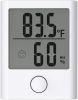Mini Hygro-Thermometer Digital Monitor Humidity Gauge - White