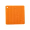 Non-Slip Honeycomb Kitchen Table Pad Multi-Purpose Hot Pads, Spoon Rest Heat Insulation Pad - Orange