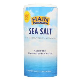 Hain Sea Salt - Case Of 8 - 21 Oz - Default