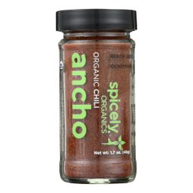 Spicely Organics - Organic Org Chili Ancho Ground - Case Of 3 - 1.7 Oz. - Default