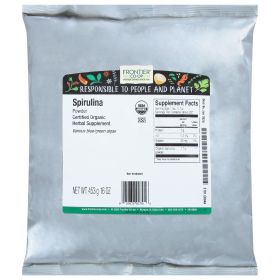 Frontier Herb 100% Organic Spirulina Powder - 1 Lb. - Default