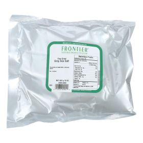 Frontier Herb Gourmet Salt - Sea Salt - Grey - Fine Grind - Bulk - 1 Lb - Default