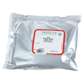 Frontier Herb Poppy Seed - Organic - Whole - Bulk - 1 Lb - Default