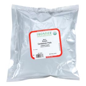 Frontier Herb Cardamom Pods Organic Whole Green - Single Bulk Item - 1lb - Default