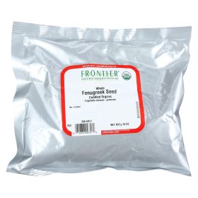 Frontier Herb Fenugreek Seed Organic Whole - Single Bulk Item - 1lb - Default