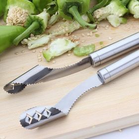 Vegetable Corer - Silver