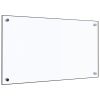 Kitchen Backsplash Transparent 27.6"x15.7" Tempered Glass - Transparent
