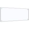 Kitchen Backsplash Transparent 39.4"x15.7" Tempered Glass - Transparent