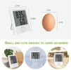 Mini Hygro-Thermometer Digital Monitor Humidity Gauge - White