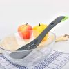 Multi-Function 5 in 1 Leaking Shovel Heat-Resistant Silicone Shovel Leaking Cooking Spoon Spatula Serrated Edge Kitchen Cooking Utensils - red