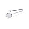 Mesh Strainer Tongs 2 in 1 Stainless Steel Oil Frying Filter Spoon Fry Tool Oil Skimmer with Clip Cooking Gadget Tool - stainless steel