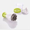 Garlic Mincer Chopper Garlic Presser Device Hand Press Onion Vegetables Chopper Kitchen Gadget Tool - green