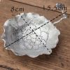 Tin Lotus Tea Strainer Handmade Tea Infuser Chinese Style Tea Strainer Tea Filter Kung Fu Tea Accessory,Silver - Default