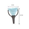 Collapsible Funnel Set Silicone Large and Wide Fold Funnels with Extended Mouth for Kitchen Oil Food and Water Bottling - blue