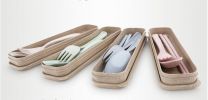 Environmental protection Three Pieces Cutlery Set Portable - BC-HOM6190511011-JASON00427