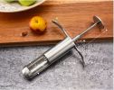 Cherry Pitter Seed Remover Hawthorn Core Remover Stainless Steel Gadget Fruit Red Jujube Fast Core Separator Remover Adjustable - stainless steel