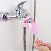Faucet Extender Cover Sink Handle Safety Faucet Extender for Children Toddler Baby Kids Hand Wash Helper Bathroom Sink - pink