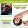Outdoor Hiking Picnic Camping Cookware Set Picnic Stove Aluminum Pot Pans Kit - Grey - 9 Pcs