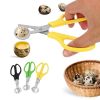 HILIFE Multifunction Cigar Cutters Quail Egg Shell Scissors Rust Resistant Stainless Steel Blade Kitchen Tools Durable - Green