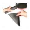 Non-Slip Honeycomb Kitchen Table Pad Multi-Purpose Hot Pads, Spoon Rest Heat Insulation Pad - Blue