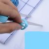 Learning Chopsticks Helper Training Chopstick Stainless Steel Chopsticks for Right or Left Handed Kids Teens Adults Beginners  - blue