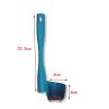 Food Processor Spatula for Thermomix Rotating Scraper for Pots Wall Food Removal Collection and Processing Tools Kitchen Utensil - blue