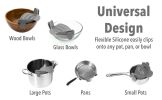 Silicone Food Strainer Clip - GRA