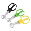 HILIFE Multifunction Cigar Cutters Quail Egg Shell Scissors Rust Resistant Stainless Steel Blade Kitchen Tools Durable - Black