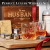 Stainless Steel Whiskey Glasses Stones Set - To Husband