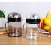 Manual Hand Squeezer Lime Press with Strainer Built-in Measuring Cup and Pitcher 500ml Citrus Lemon Orange Juicer - Clear