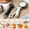 Multifunctional Retractable Bottle Opener Stainless Steel Can Opener - WHITE