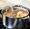 Set of 3 Stainless Steel Fine Mesh Strainers Multi-Purpose Food Strainer and Colander Sieve for Baking and Cooking Preparation - 3-PC