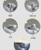5 Pcs Stainless Steel Fried Egg Mold Creative Cake Mold Baking Kitchen Gadgets - silver