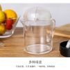 Manual Hand Squeezer Lime Press with Strainer Built-in Measuring Cup and Pitcher 500ml Citrus Lemon Orange Juicer - Clear