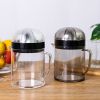 Manual Hand Squeezer Lime Press with Strainer Built-in Measuring Cup and Pitcher 500ml Citrus Lemon Orange Juicer - Clear