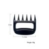 2PC Bear Claws Meat Shredder - Black