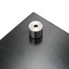 Kitchen Backsplash Black 35.4"x23.6" Tempered Glass - Black