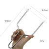 Cheese Slicers with Wire Stainless Steel Handheld Butter Cutter Tools for Soft Hard Block Cheese Kitchen Gadget Tools - stainless steel
