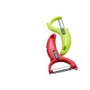 Rotatable Blade Peeler Swivel Blade Multi-Functional Peeler for Fruits Vegetables Potato Carrots Pairing Knife Kitchen Gadget Tool - red peeler