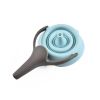 Collapsible Funnel Set Silicone Large and Wide Fold Funnels with Extended Mouth for Kitchen Oil Food and Water Bottling - blue