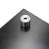 Kitchen Backsplash Black 31.5"x23.6" Tempered Glass - Black
